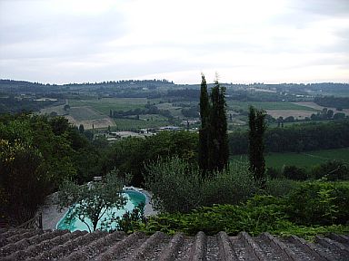 Workshops Toskana - Podere Massoli, Blick ins Tal