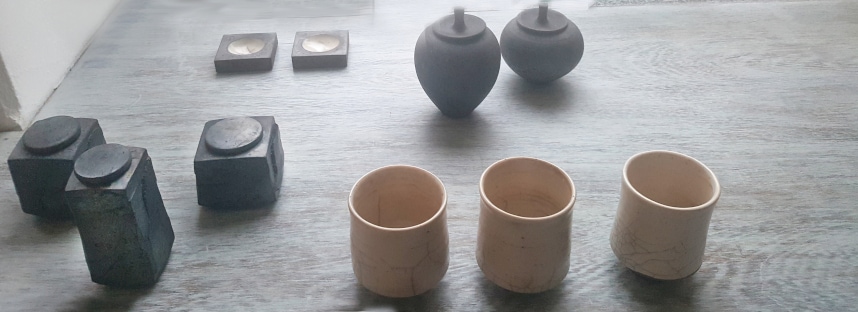 Eva Kinzius - Raku Arbeiten Eva Kinzius - Raku Arbeiten