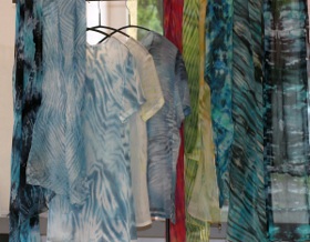 Atelier-Samstag vom 12.09.2015 - Shibori Schals