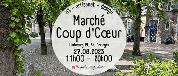 Marché Coup d'Coeur 2023 in Limbourg, Belgien