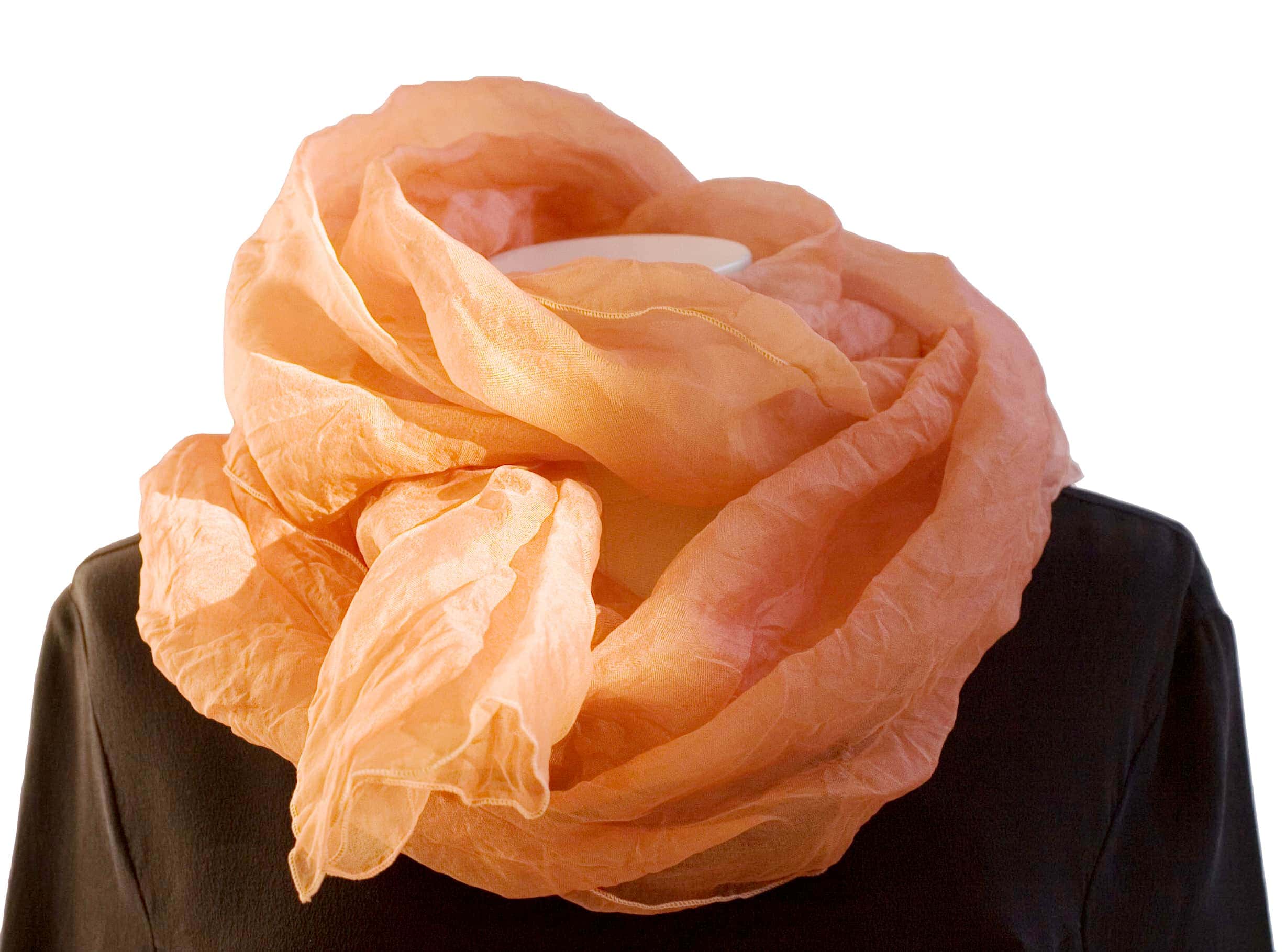 Sourcing Map Damen Organza-Schal - 90x15 Cm, Khaki, Aus Transparentem Polyester, Vielseitig Als Kopftuch, Halstuch Oder Haarband